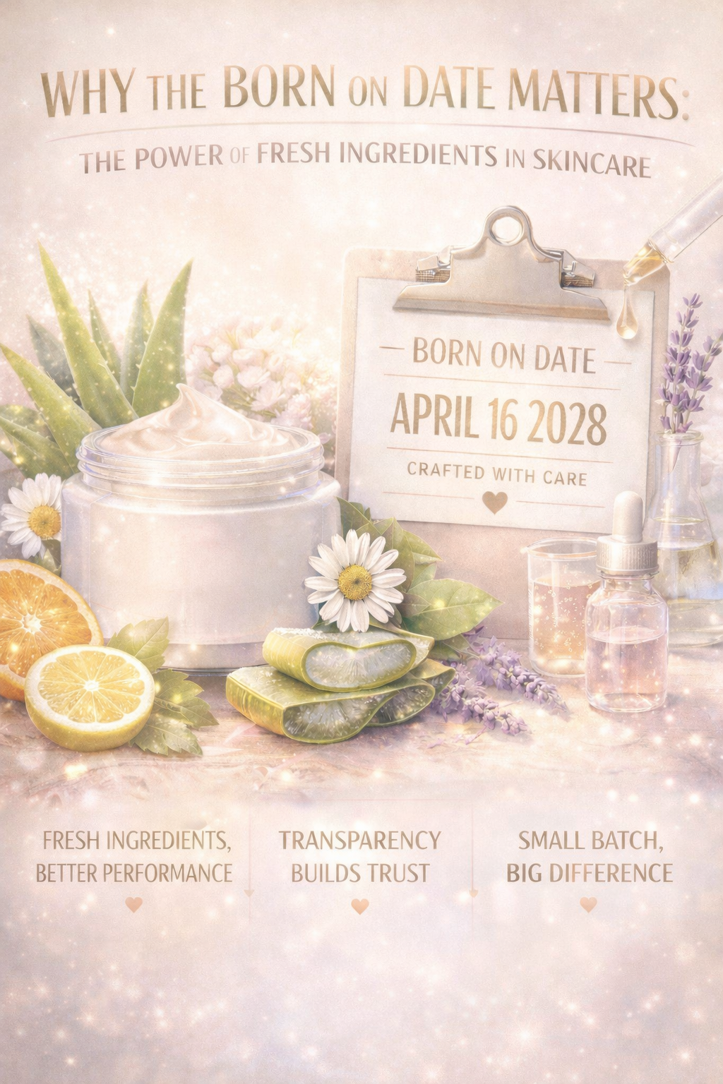 Why the Born On Date Matters: The Power of Fresh Ingredients in Skincare