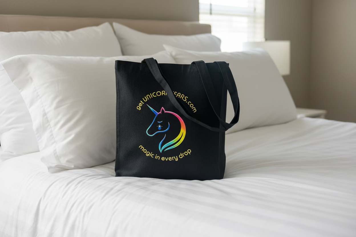 Unicorn Tears Signature Tote Bag - Small