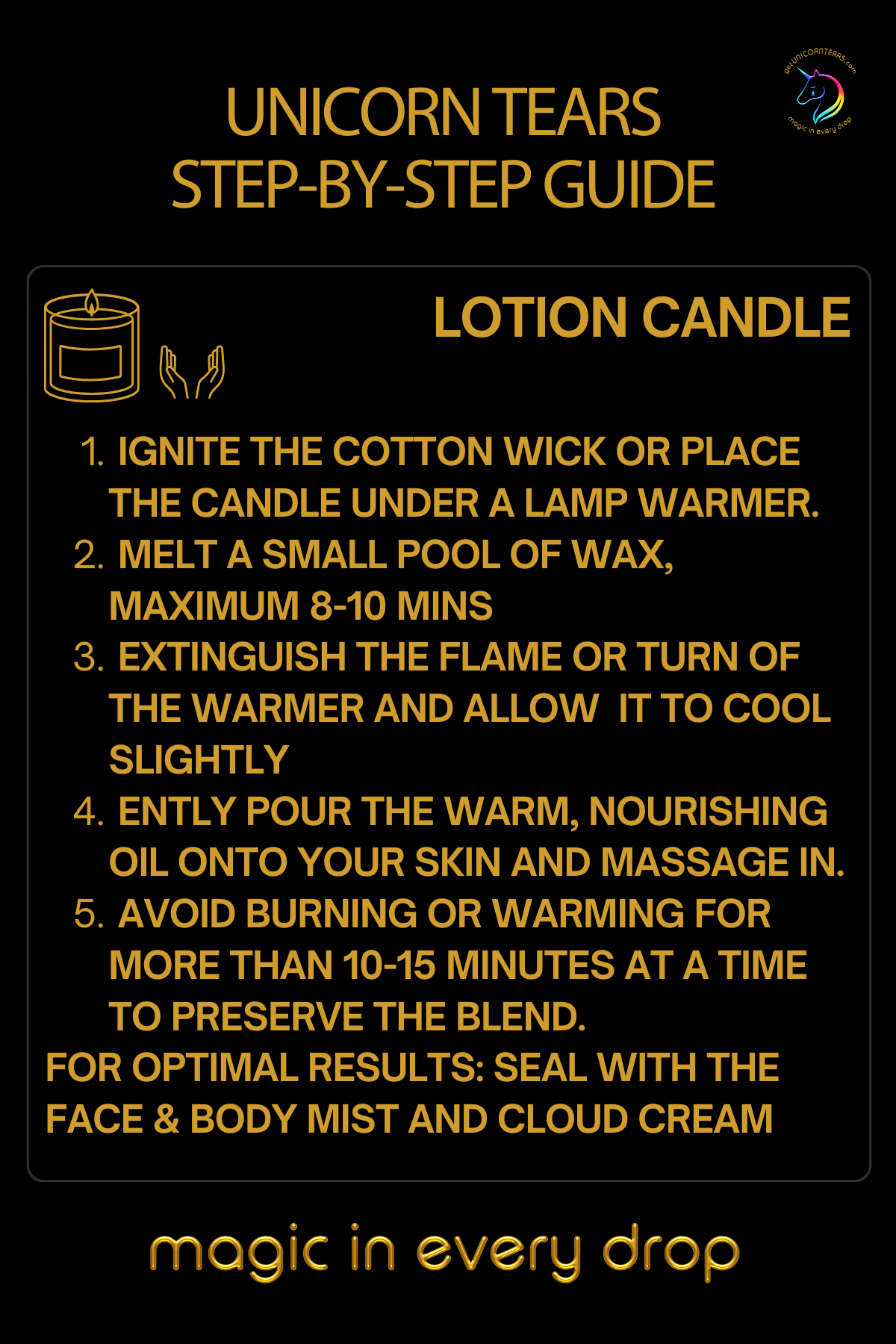 Aura Lotion Candle