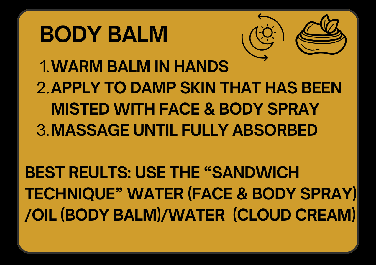 Bálsamo corporal de lujo mágico